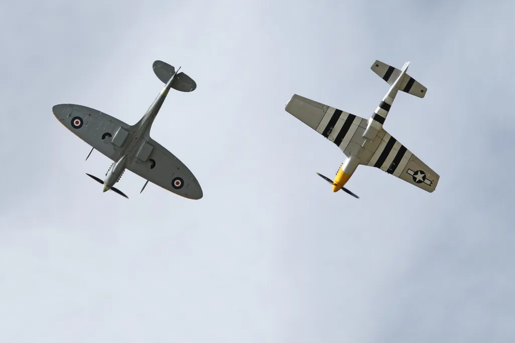 Supermarine Spitfire and North American P-51