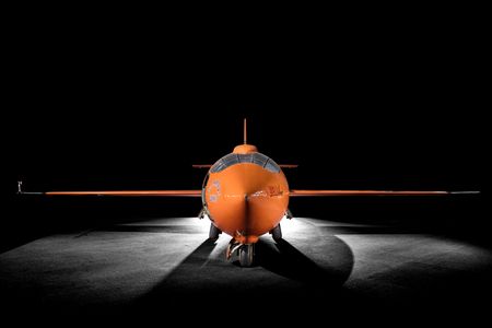 U.S. Air Force Captain Charles E. "Chuck" Yeager became the first person to fly faster than the speed of sound in this airplane, the Bell X-1, on October 14, 1947. The aircraft is currently housed at the Smithsonian's National Air and Space Museum.