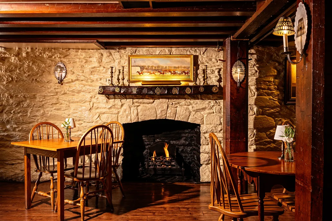 The Red Fox Inn & Tavern in Middleburg, Virginia, is rich with historical atmosphere