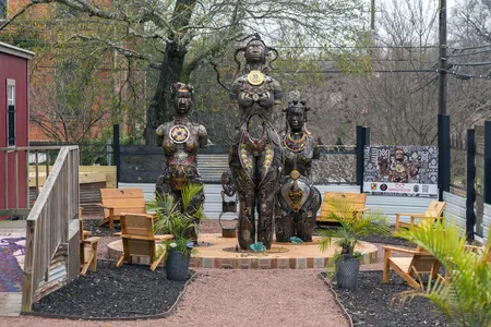 Michelle Browder's Mothers of Gynecology monument in Montgomery



