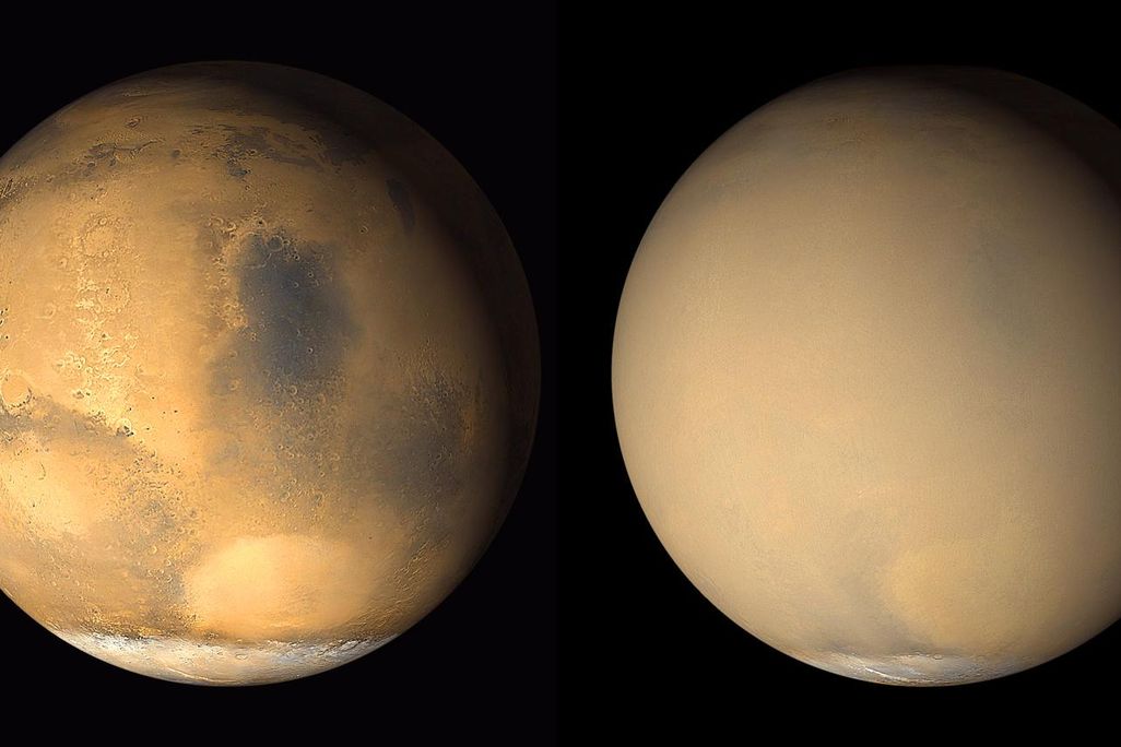 Mars storms