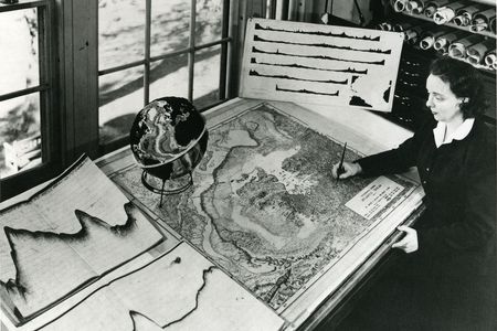 Marie Tharp's map helped vindicate plate tectonics, but her work was initially dismissed as "girl talk."
