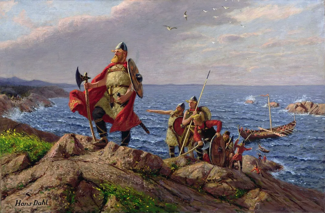 Leif Erikson discovers America