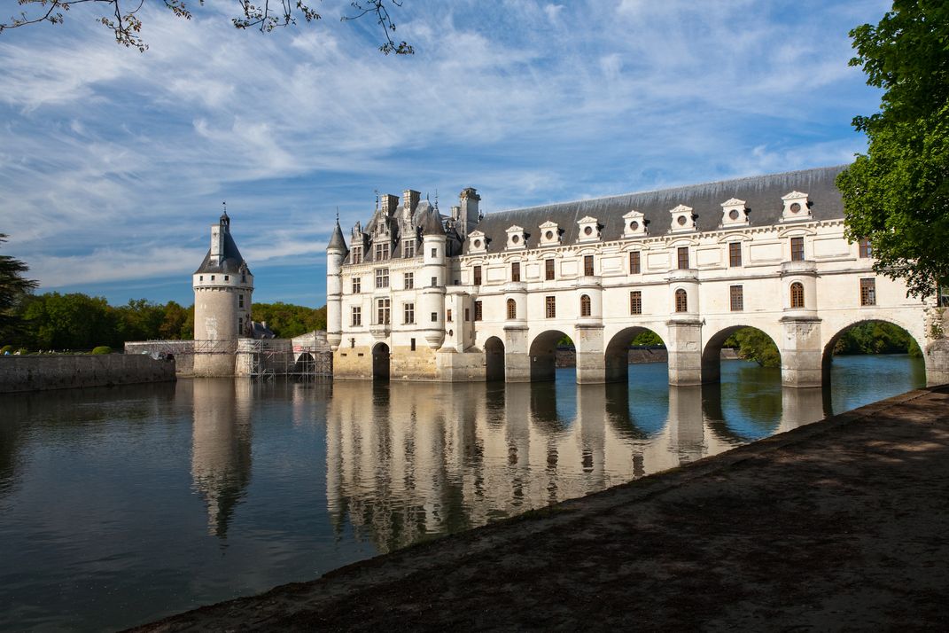 Château de Chenonceau, situated over the River Cher in France's Loire Valley