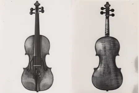 Photos of the violin taken before it was stolen