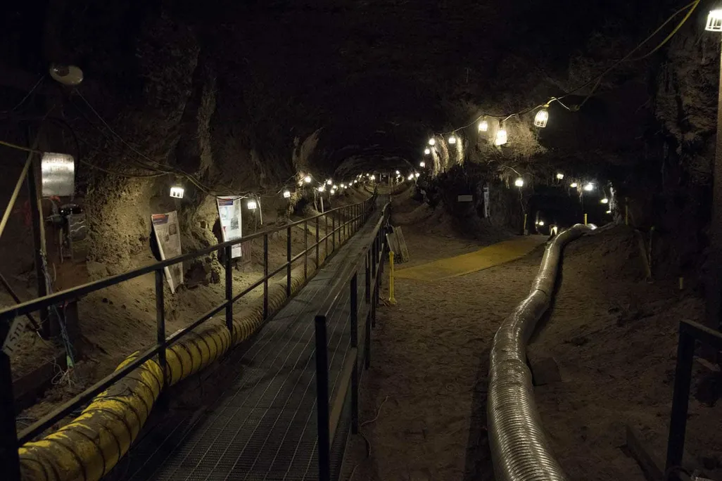 View inside Fox Tunnel