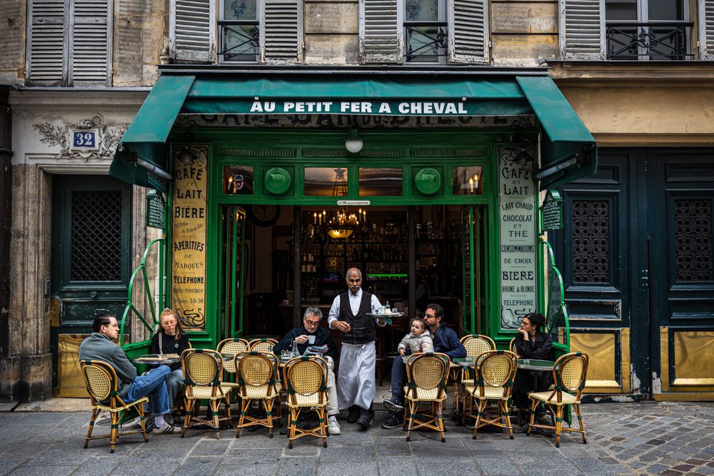 A quintessential Paris cafe.