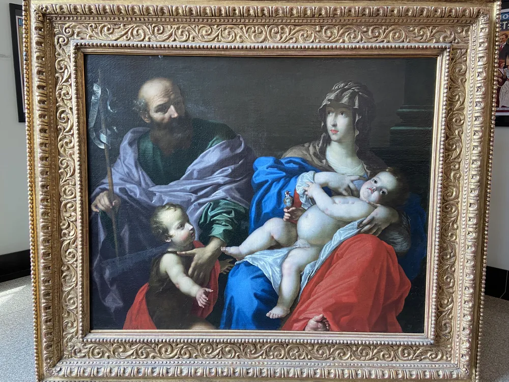 Cesare Dandini painting of the Holy Family with infant St. John