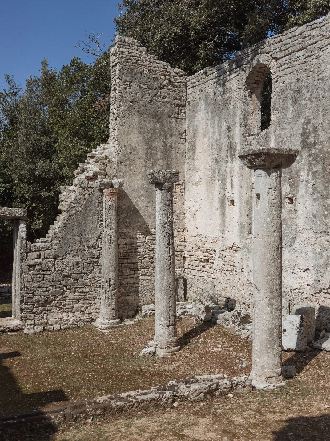 The sixth-century St. Mary’s basilica