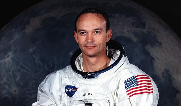 Michael Collins' NASA astronaut portrait.