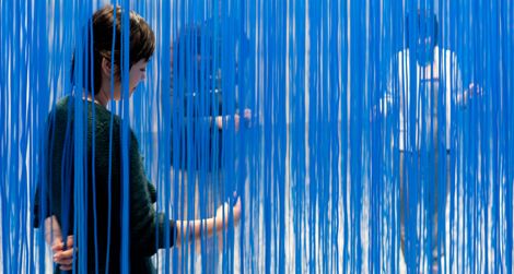 Jesús Rafael Soto, "Blue Penetrable," ©2012 Artists Rights Society (ARS), New York/ADAGP, Paris.