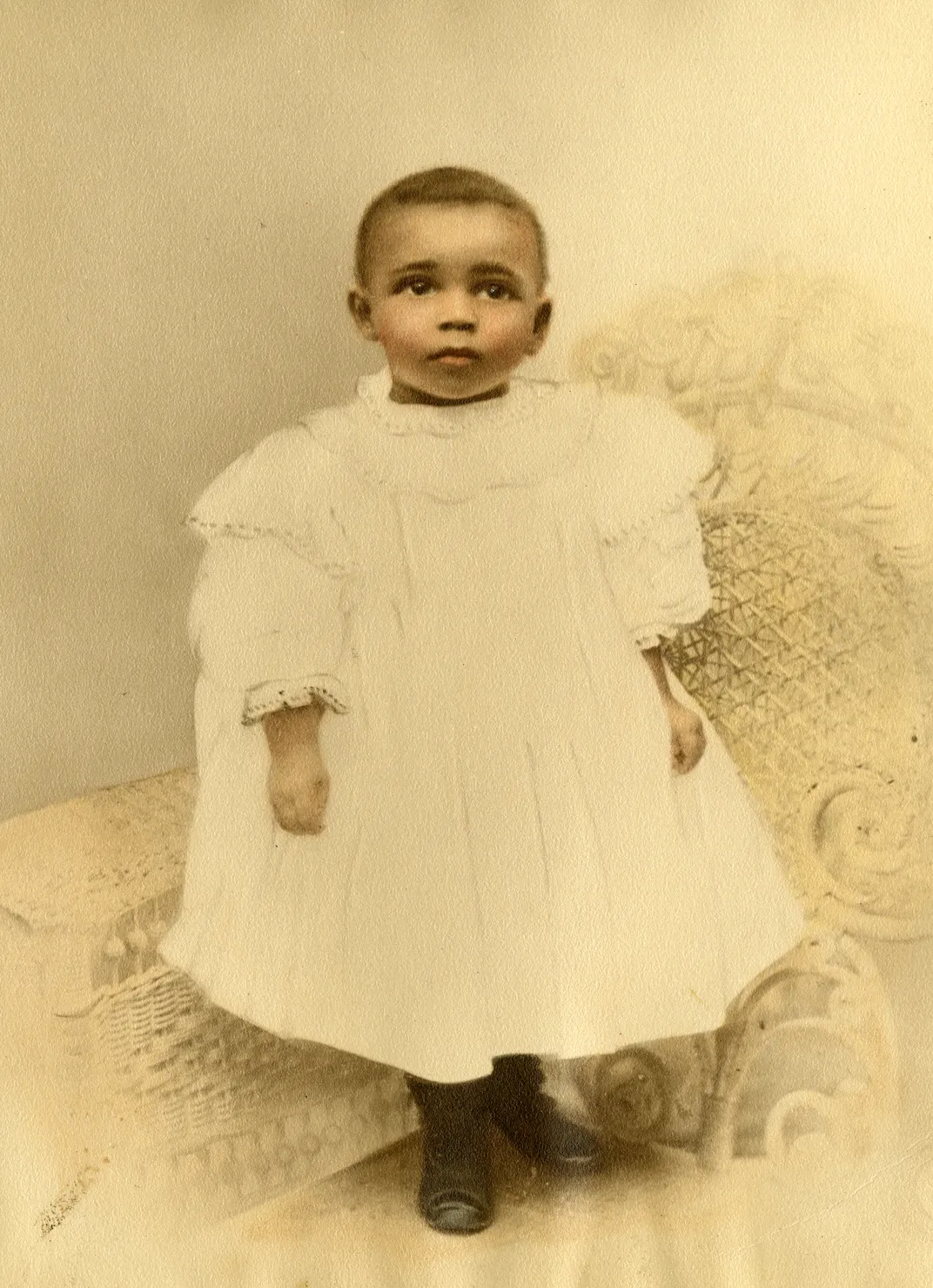 Anderson as a child