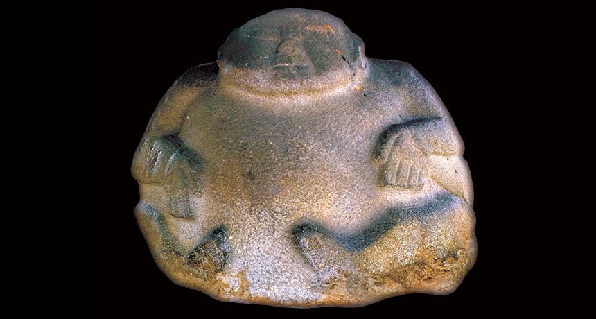 Magnetic Potbelly Sculpture 