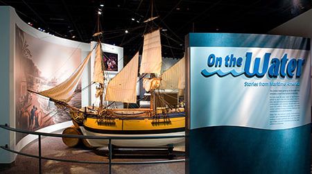 At the exhibition "On the Water," learn about pirates.