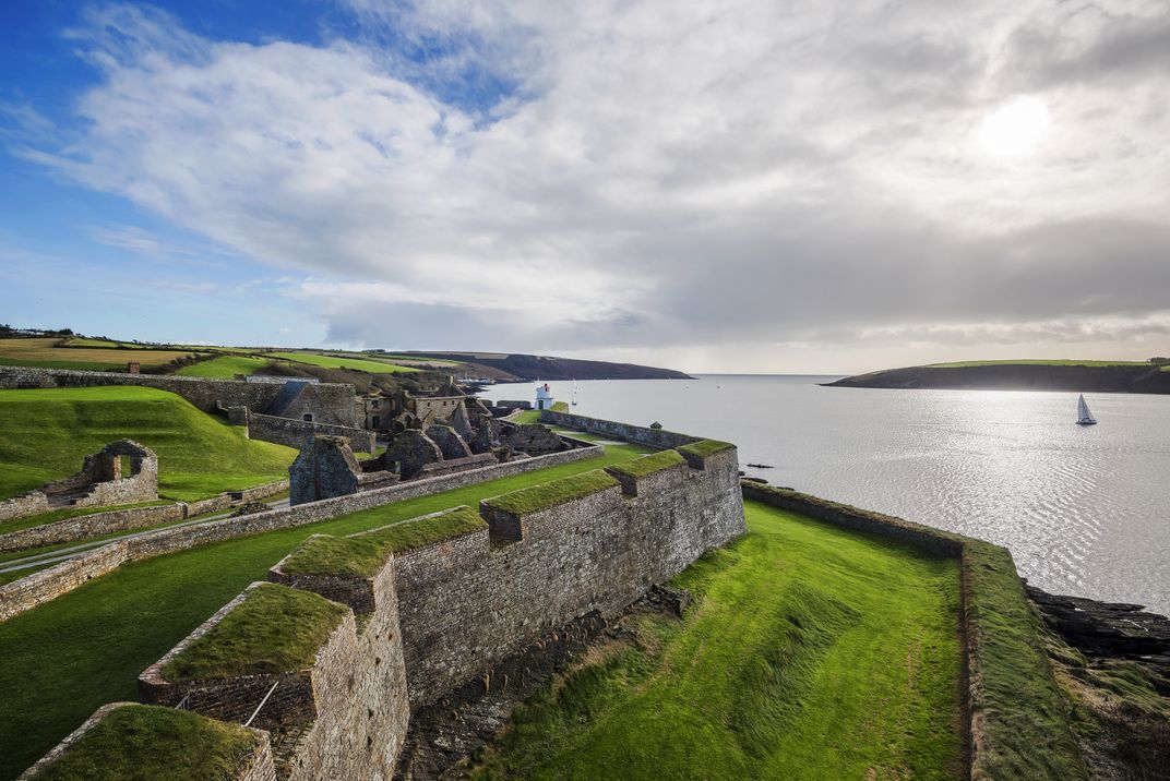 The star-shaped Charles Fort, overlooking Kinsale harbor
