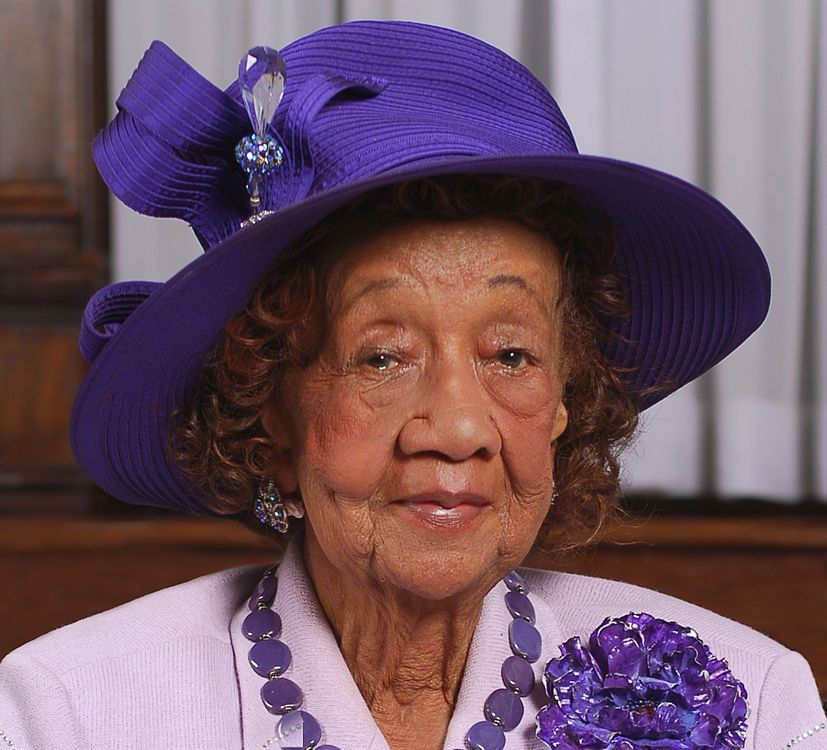 Portrait of Dr. Dorothy Height taken in June 2008