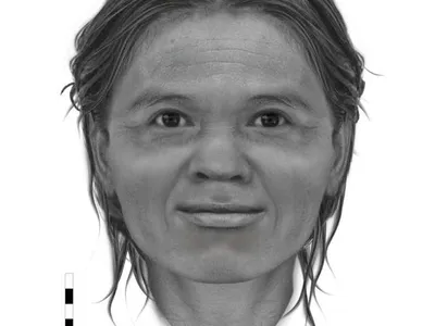 Reconstruction of the Tham Lod woman who lived 13,600 years ago