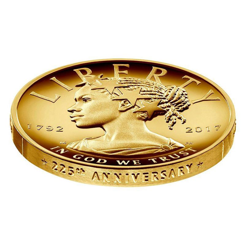 New 100 Coin Features First Ever African American Lady Liberty