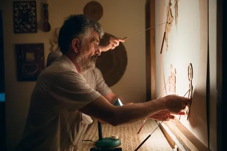 Armenian shadow puppetry is a technique whose origins can be traced to the 1300s. The puppet theater group known as Ayrogi has set out to keep this imaginative art form alive.