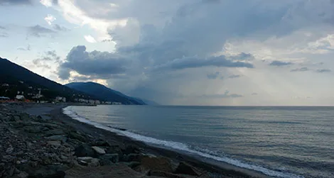 Water in the Black Sea’s northern reaches