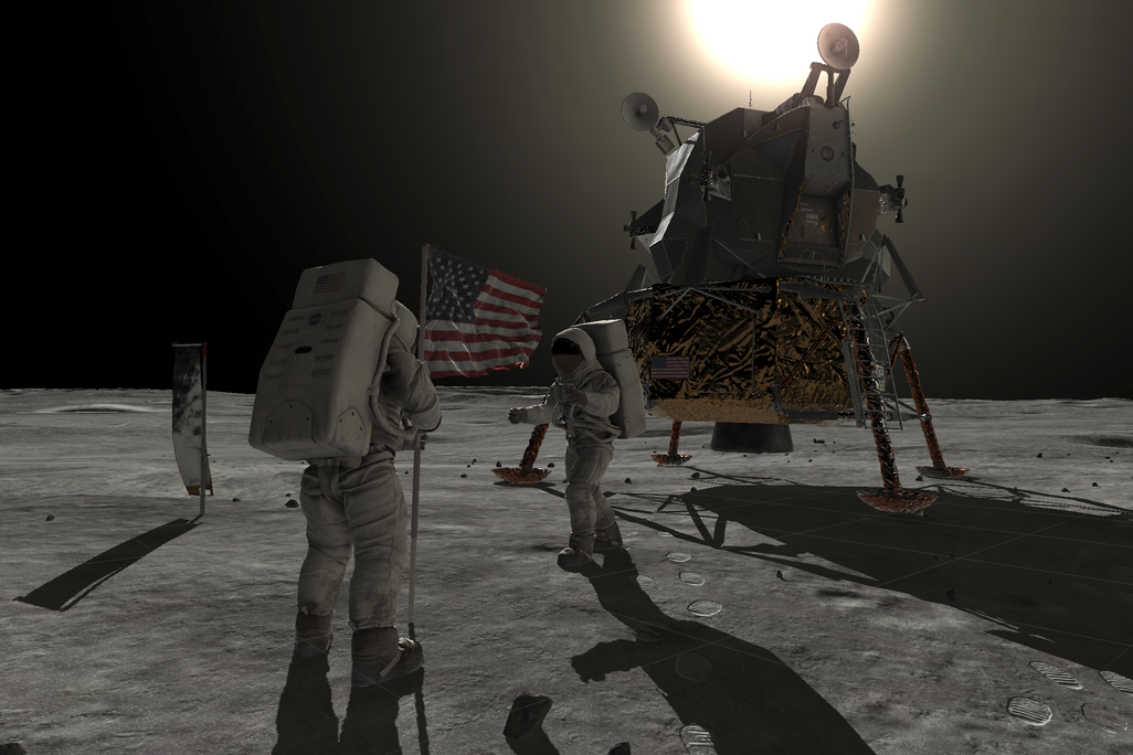 Augmented reality on the Moon