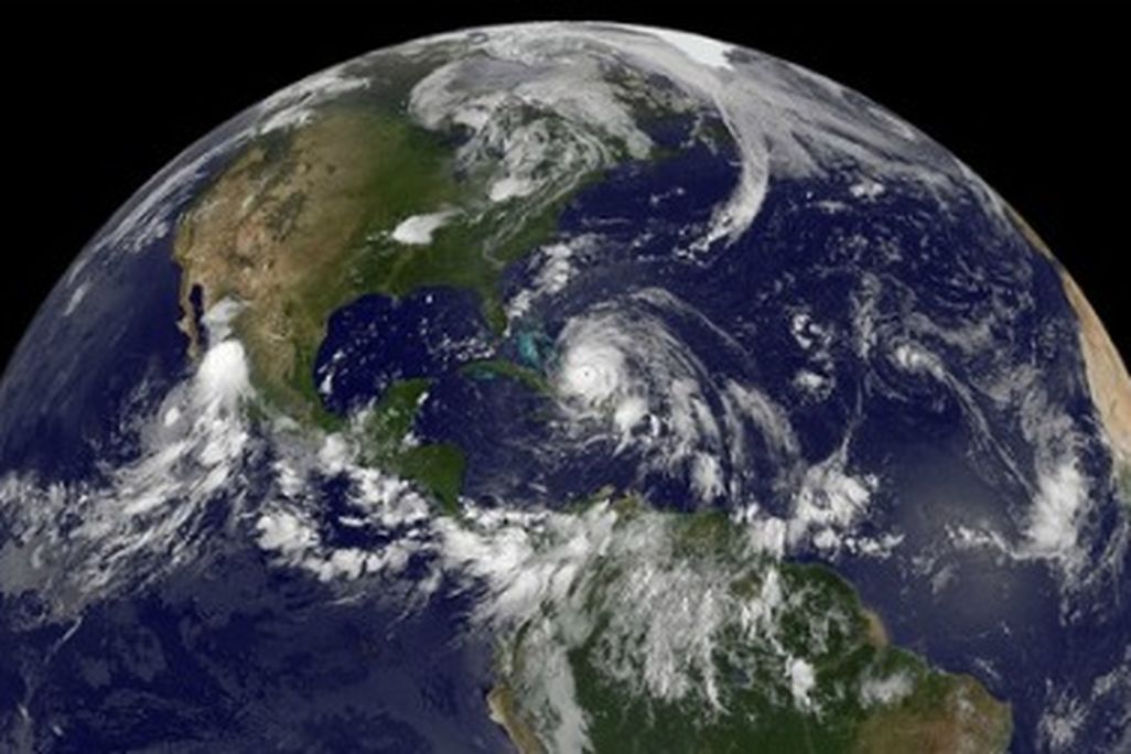 GOES satellite image