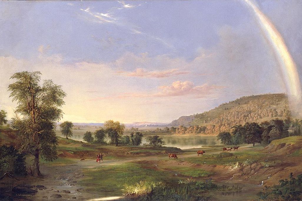artist Robert Duncanson depicts the promise of America. 