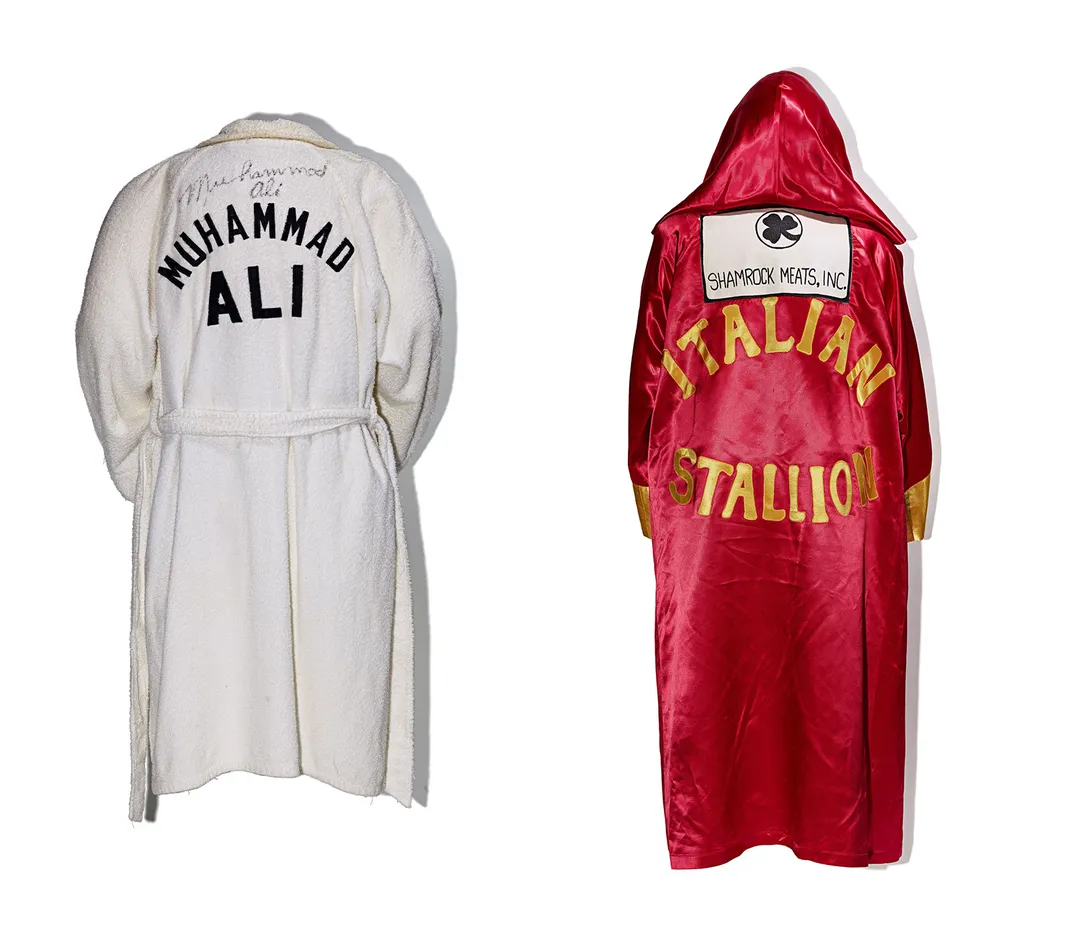 Robes for Muhammad Ali, 1974 and Sylvester Stallon, 1976