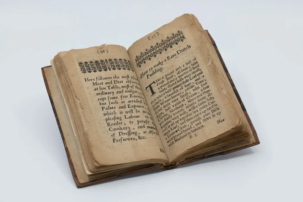 A historical copy of the cookbook