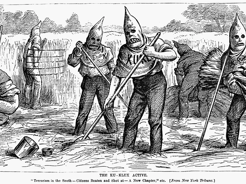 Klan newspaper cartoon