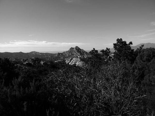 Mountain peak in the northern landscape of Corsica, France thumbnail
