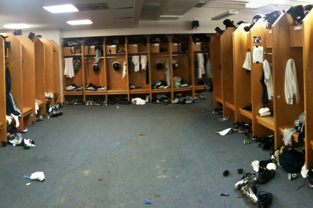 locker room