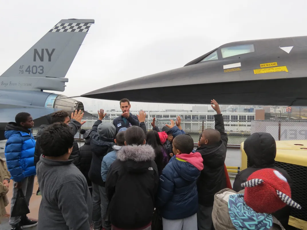 Aviation school program at Intrepid Sea, Air & Space Museum