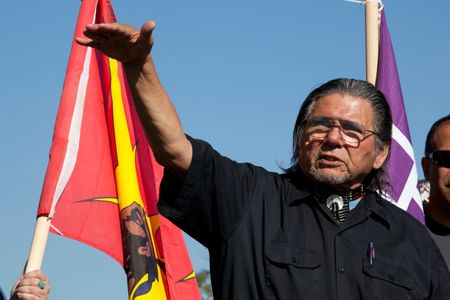 American Indian Movement leader Dennis Banks