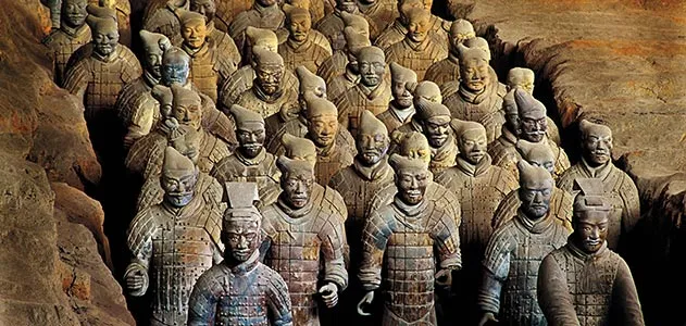 terracotta army colour