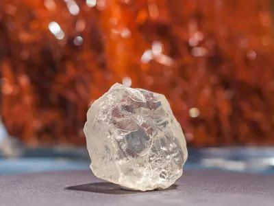 The largest gem-quality diamond ever found in North America goes on view at the Smithsonian.
