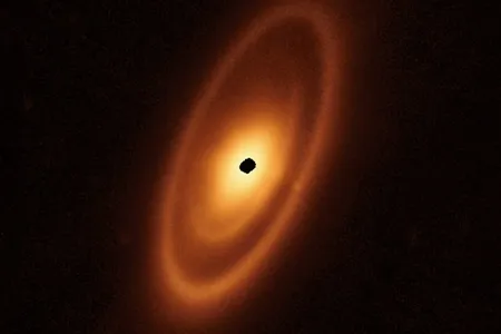 Dusty debris discs surround the young star Fomalhaut. The two innermost asteroid belts had never been seen before Webb revealed them.