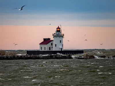 The Cleveland Harbor West Pierhead Light is one of ten lighthouses the U.S. government is giving away this year.