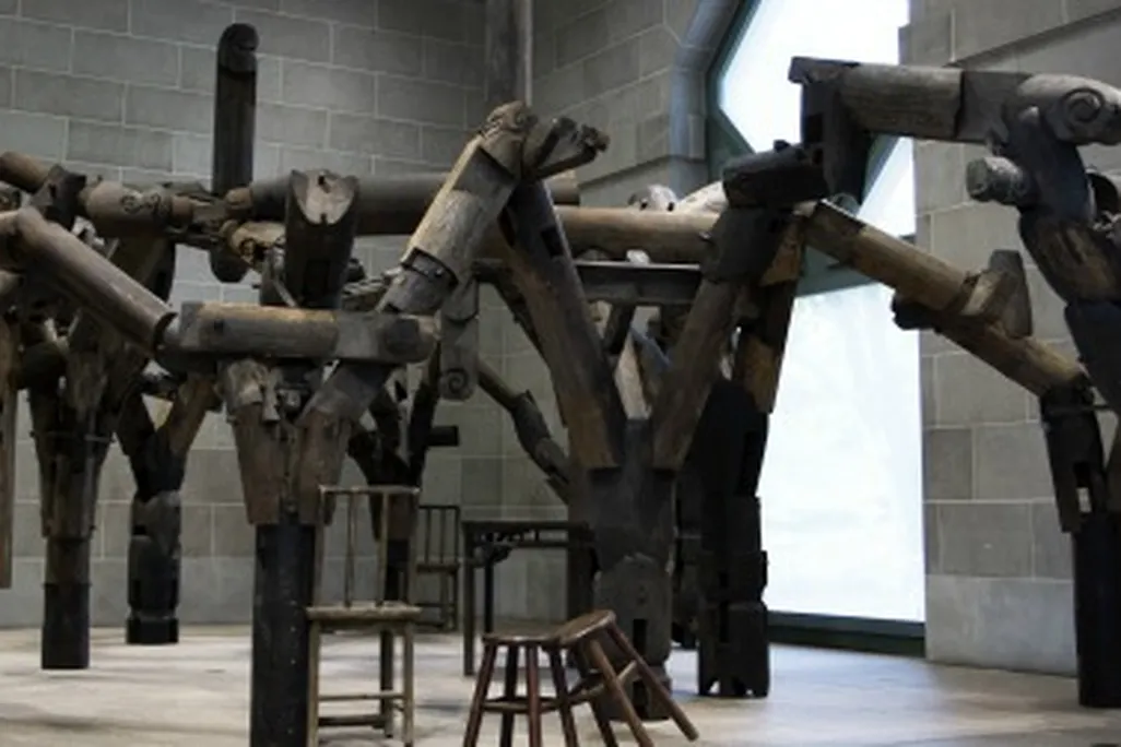 Ai WeiWei's "Fragments" is now on display at the Sackler Gallery.