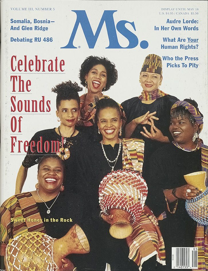 Cover of Ms. magazine with members of Sweet Honey in the Rock
