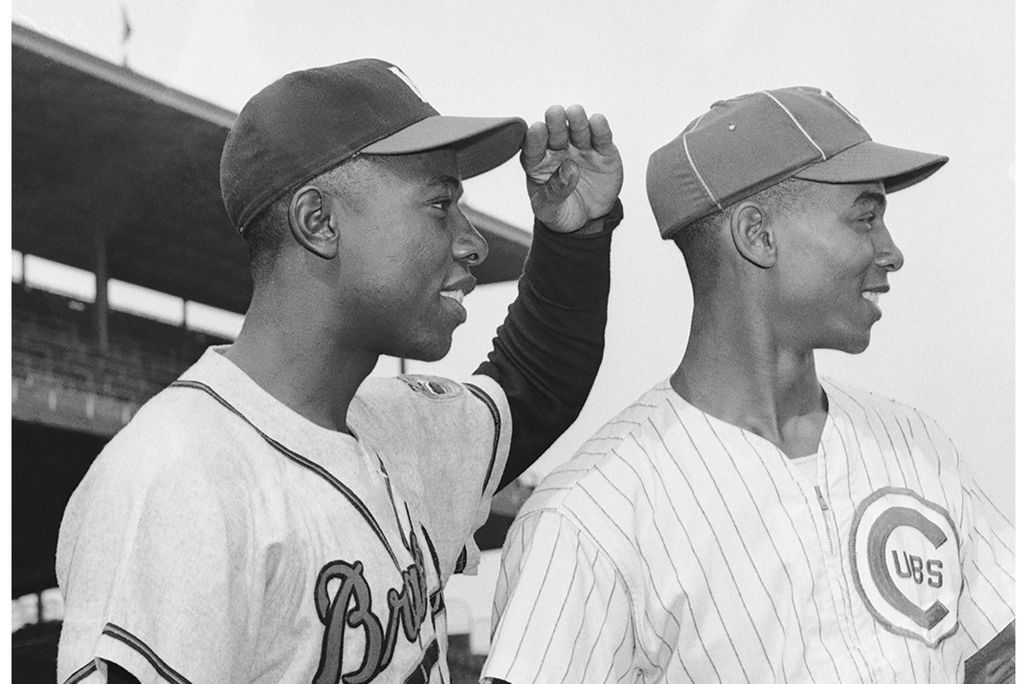 Hank Aaron and Ernie Banks