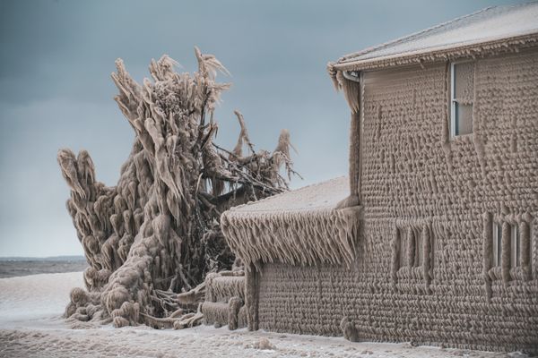Ice House on Lake Erie thumbnail