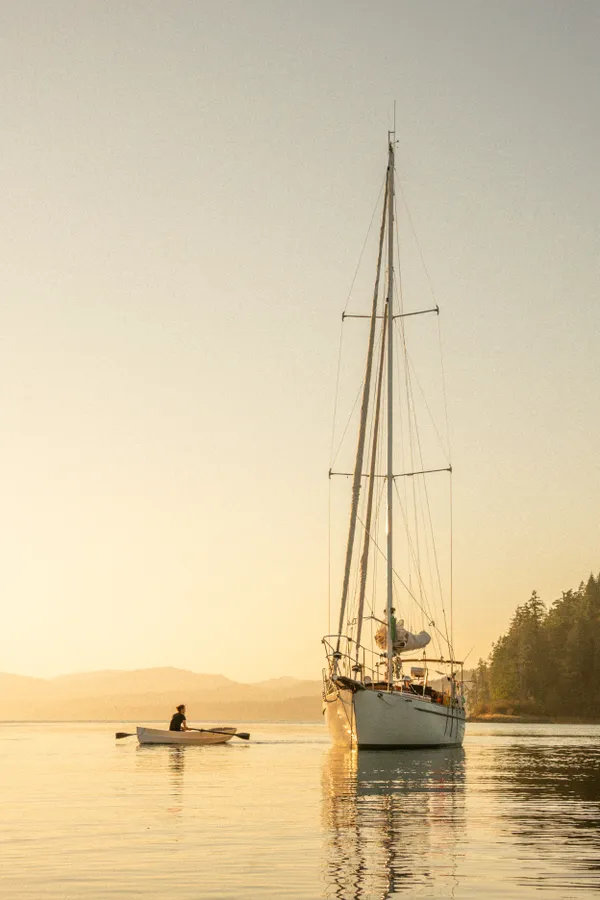 Calm evening at anchor. thumbnail