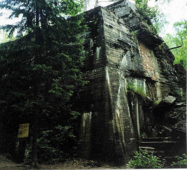 The Wolfsschanze, or Wolf’s Lair, was Hitler’s bunker outside of Rastenburg, Germany.