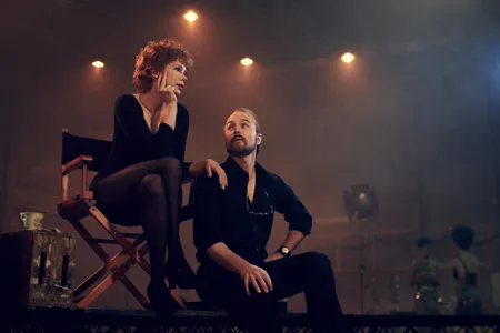Michelle Williams as Gwen Verdon and Sam Rockwell as Bob Fosse in Fosse/Verdon 