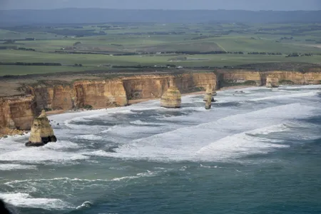 Australia's Twelve Apostles were pushed out of the water by tectonic plate movement.&nbsp;