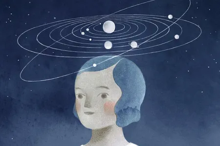 Elizabeth Haidle’s cover illustration for “The Girl Who Named Pluto: The Story of Venetia Burney,” by Alice B. McGinty.
