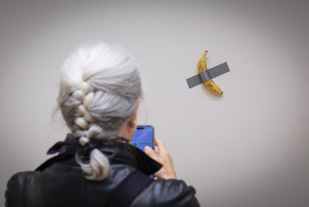 smithsonianmag.com - Christian Thorsberg - Someone Stole a Banana Duct-Taped to the Wall of a French Museum. One of Its Twins Fetched More Than $6 Million at Auction