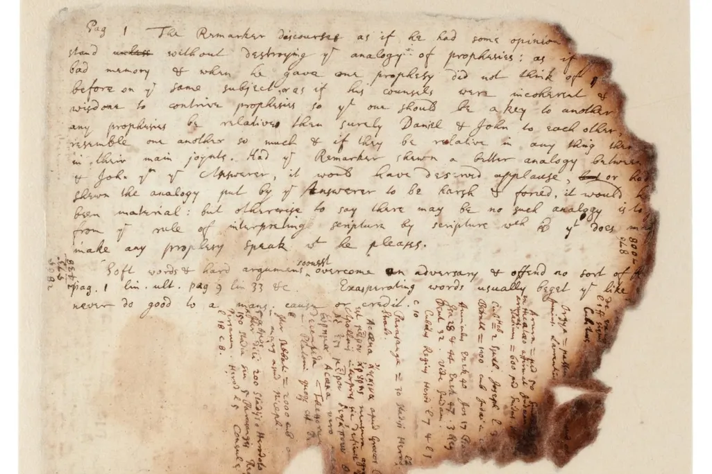 Isaac Newton notes