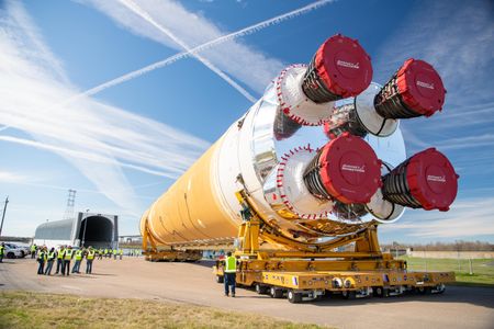 NASA plans to use the Space Launch System rocket to bring astronauts to the moon. 